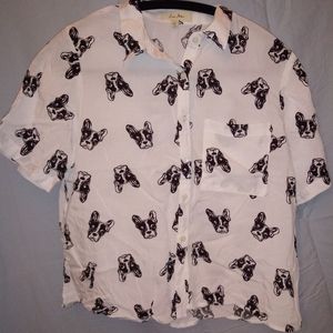 Love Notes White Pug Shirt